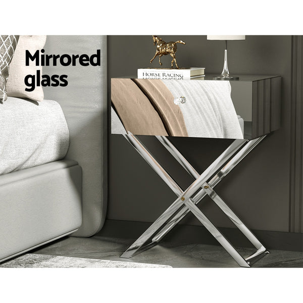 Artiss Mirrored Side Table