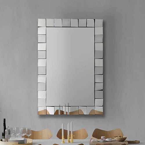 Wall Mirror MDF Silver Mirror