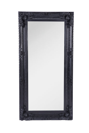 LUX French Provincial Ornate Mirror - Black