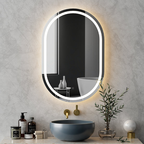 Embellir LED Lighted Wall Mirror With Light 50x75cm