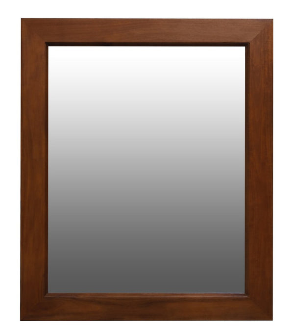 Ascott Solid Timber Frame Wall Mirror - Mahogany