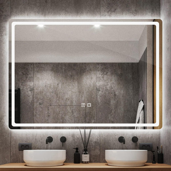 GOMINIMO LED Mirror with Bluetooth Speaker 1000mm Rectangle