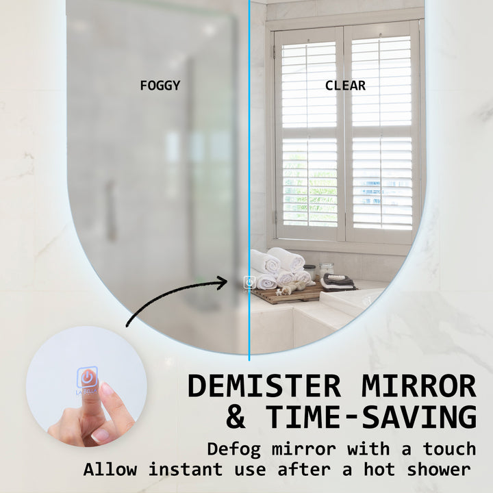 2 Set LED Wall Mirror 