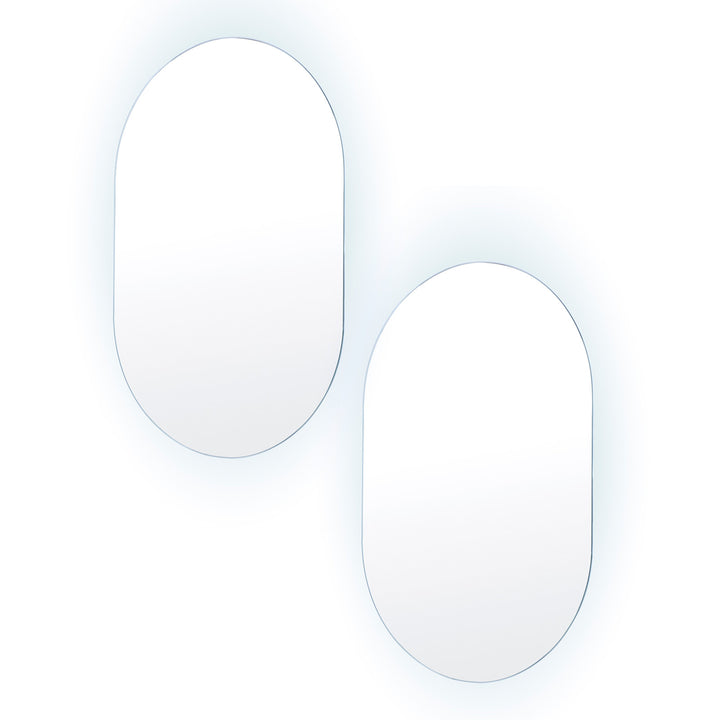 2 Set LED Wall Mirror 