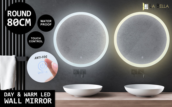 2 Set LED Wall Mirror 