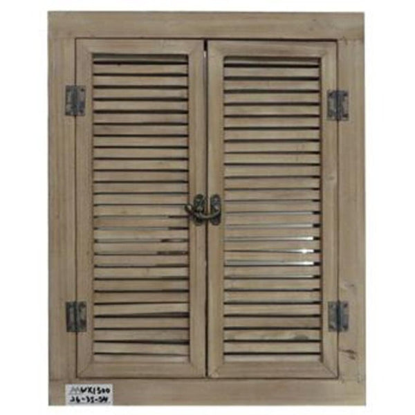 Shutter Frame Wall Mirror 56cm
