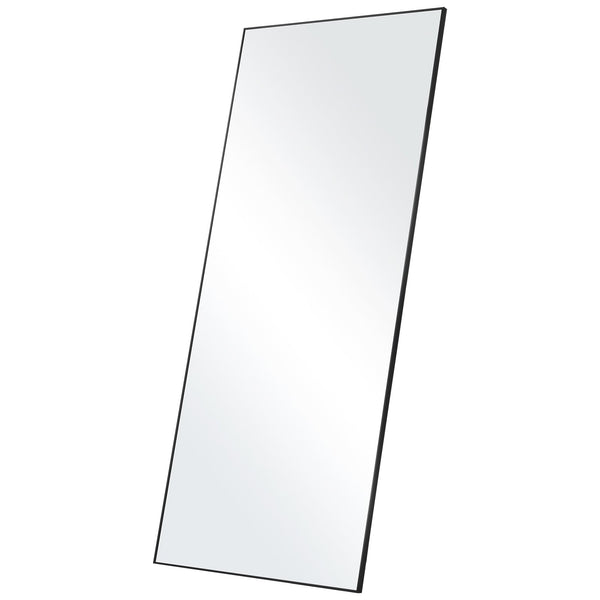 VEVOR Full Length Mirror, 1800x785 mm, Extra Large Standing Hanging or Leaning Rectangle Floor Mirror with Tempered Glass Aluminum Alloy Frame, Full Body Dressing Mirror for Living Room Bedroom, Black